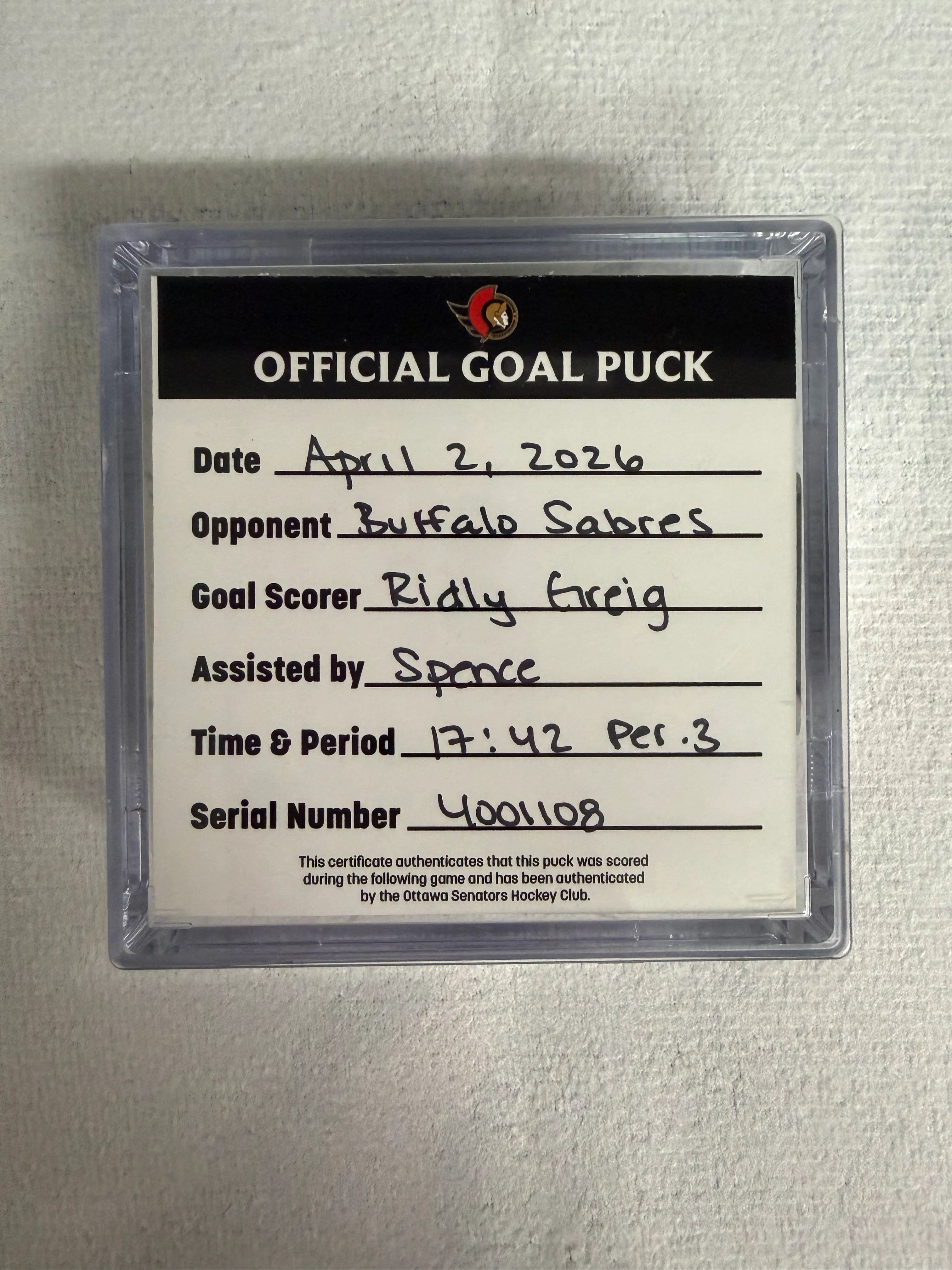 Apr 2 Ridly Greig