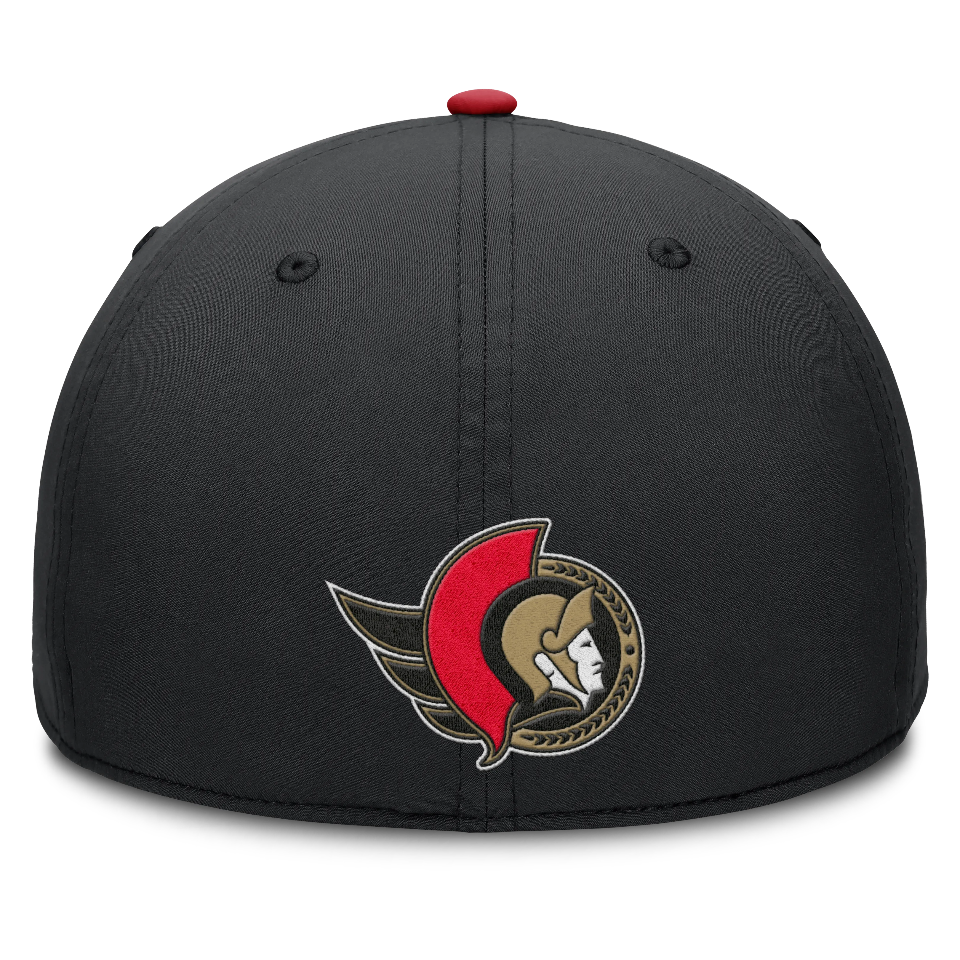 Authentic Pro Blk/Red OTT Stretch Cap - Image 4