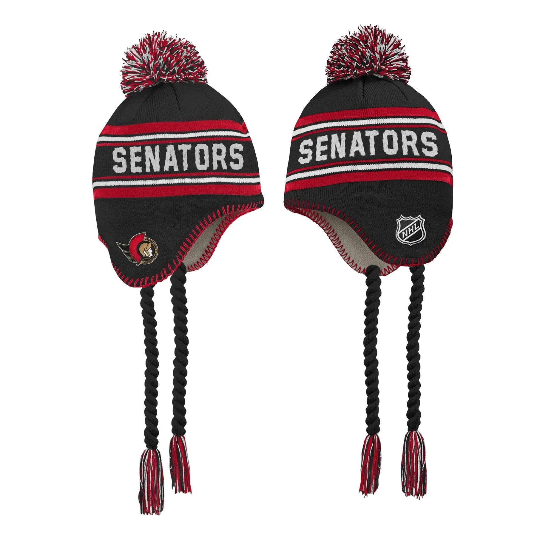 Child Jacquard Tassel Pom Toque - Image 3