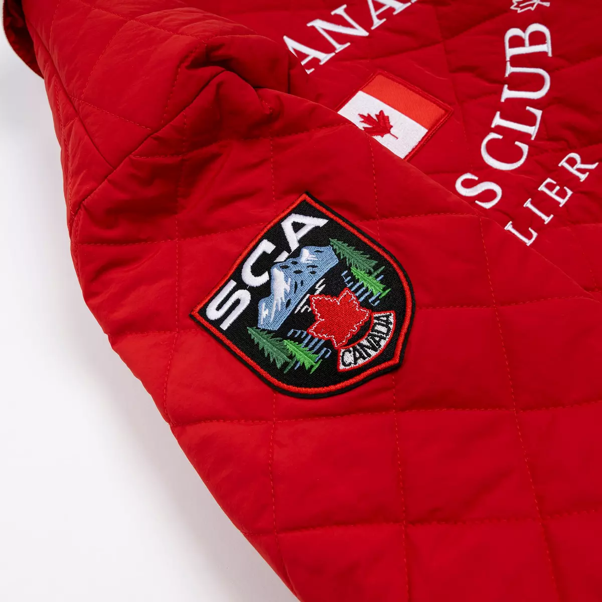 HOCKEY CANADA RED QUILTED PUFFER JACKET - Image 10