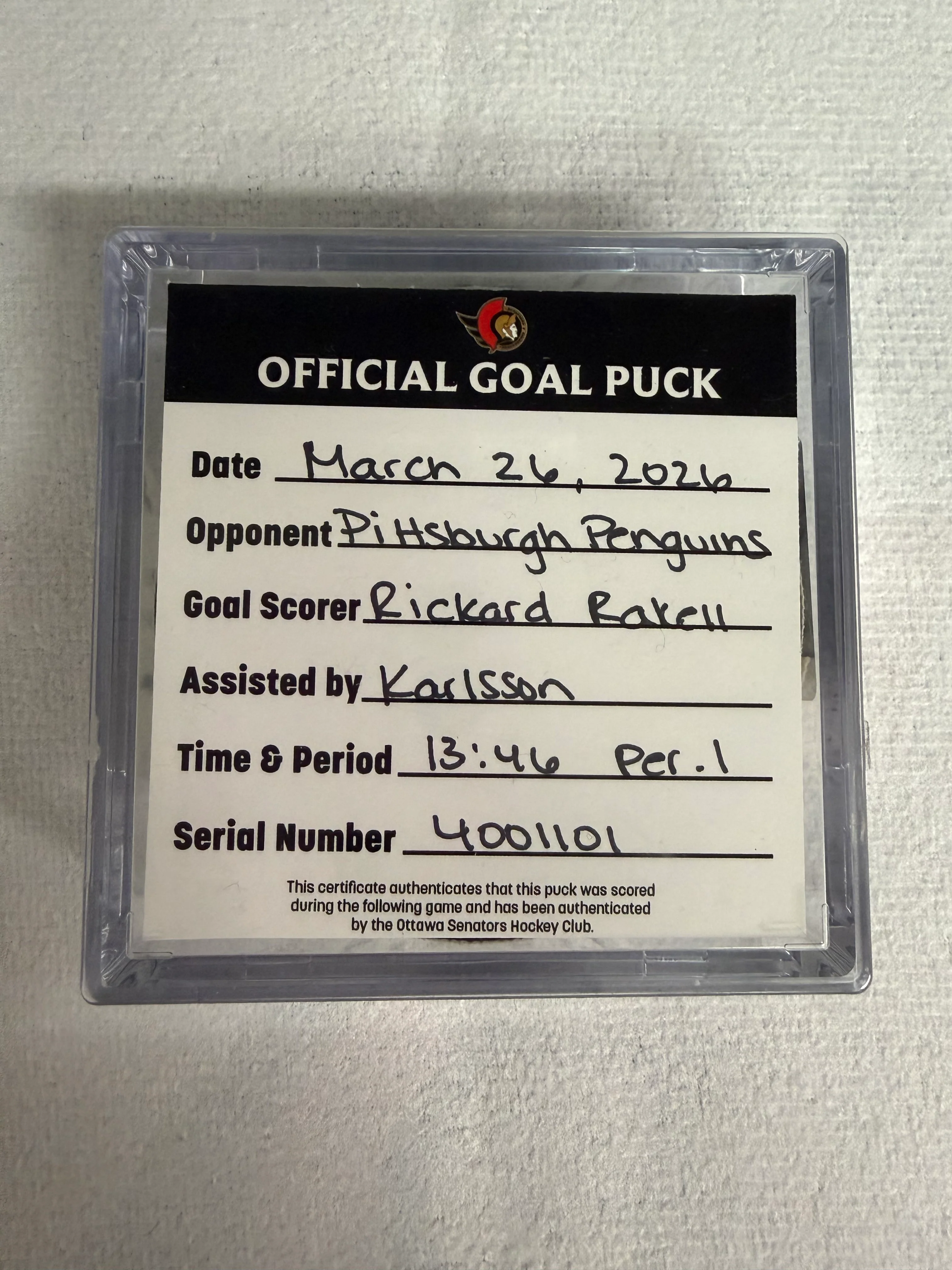 Mar 26 Rickard Rakell