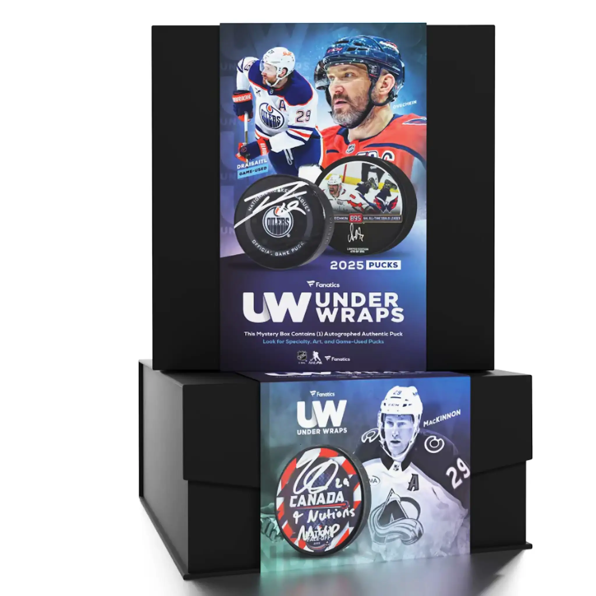 NHL UNDER WRAPS MYSTERY SIGNED PUCK - Image 4