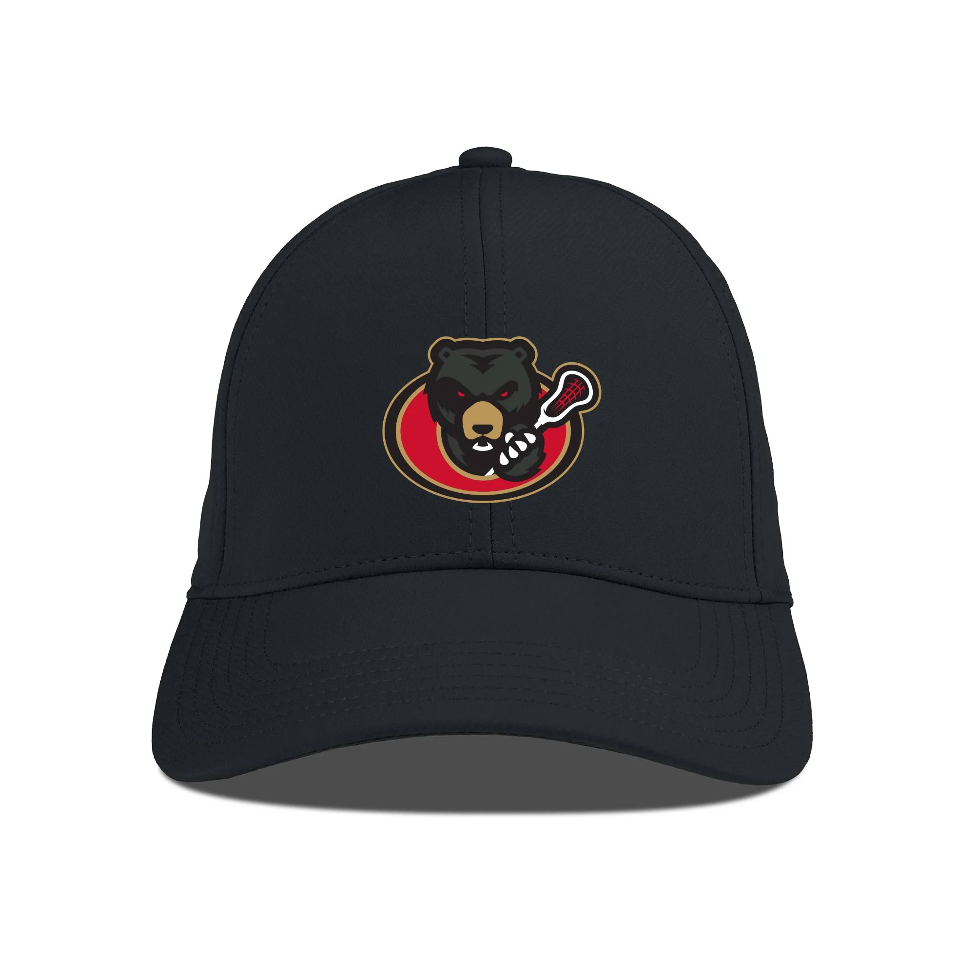 OTTAWA BLACK BEARS ASCEND BLACK ADJUSTABLE CAP - Image 3