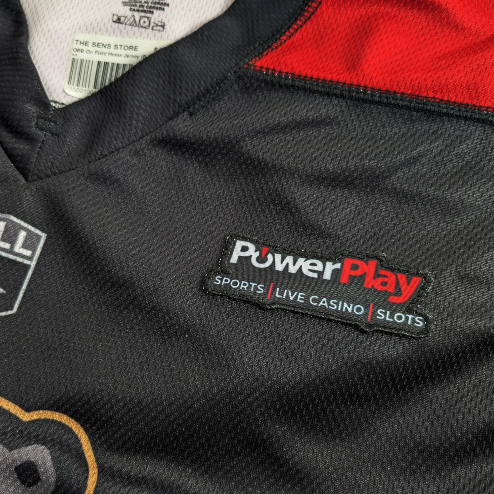 Official Ottawa Black Bears On Field Home Jersey - Image 4
