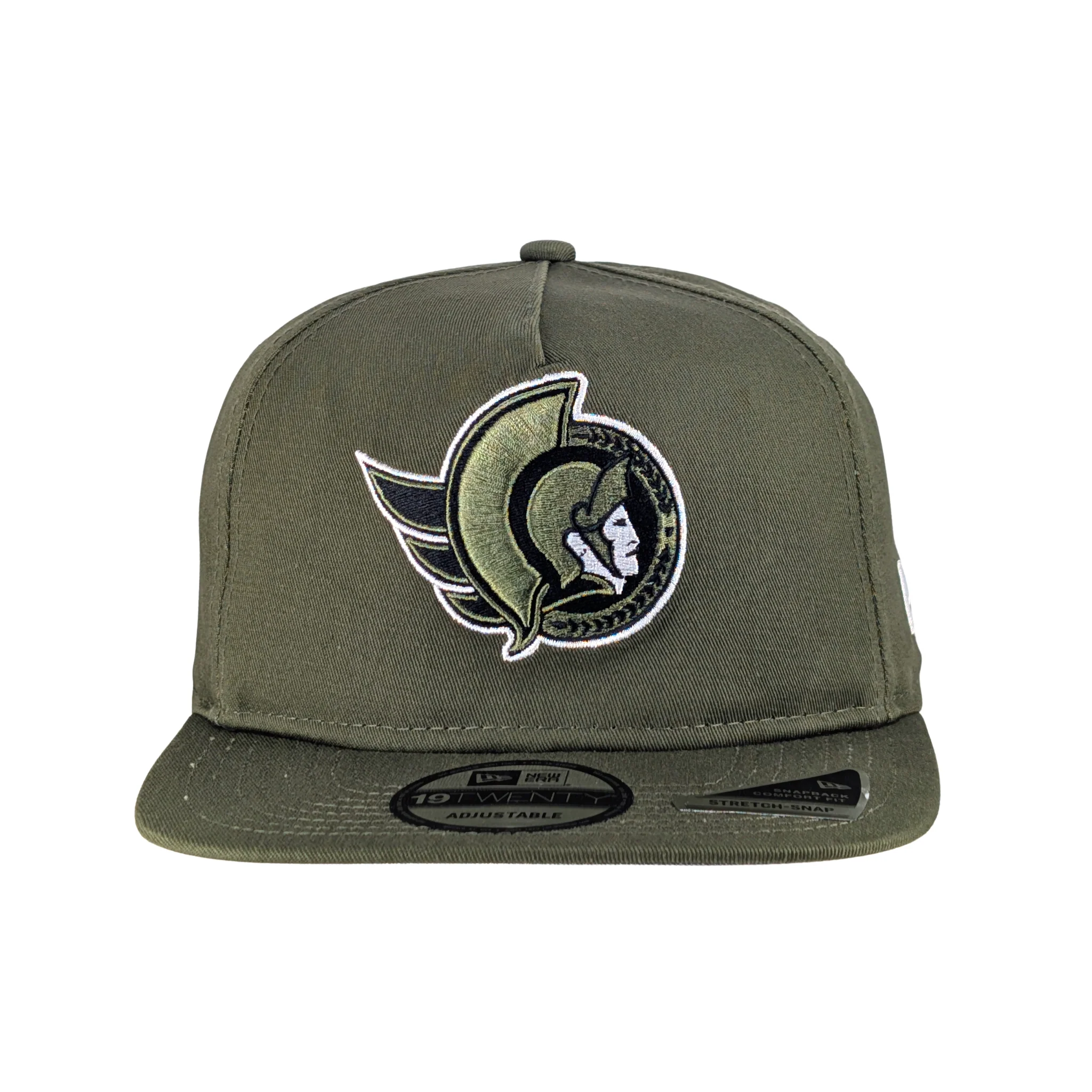 OTTAWA SENATORS 19TWENTY TONAL OLIVE ADJUSTABLE FLATBRIM CAP - Image 4