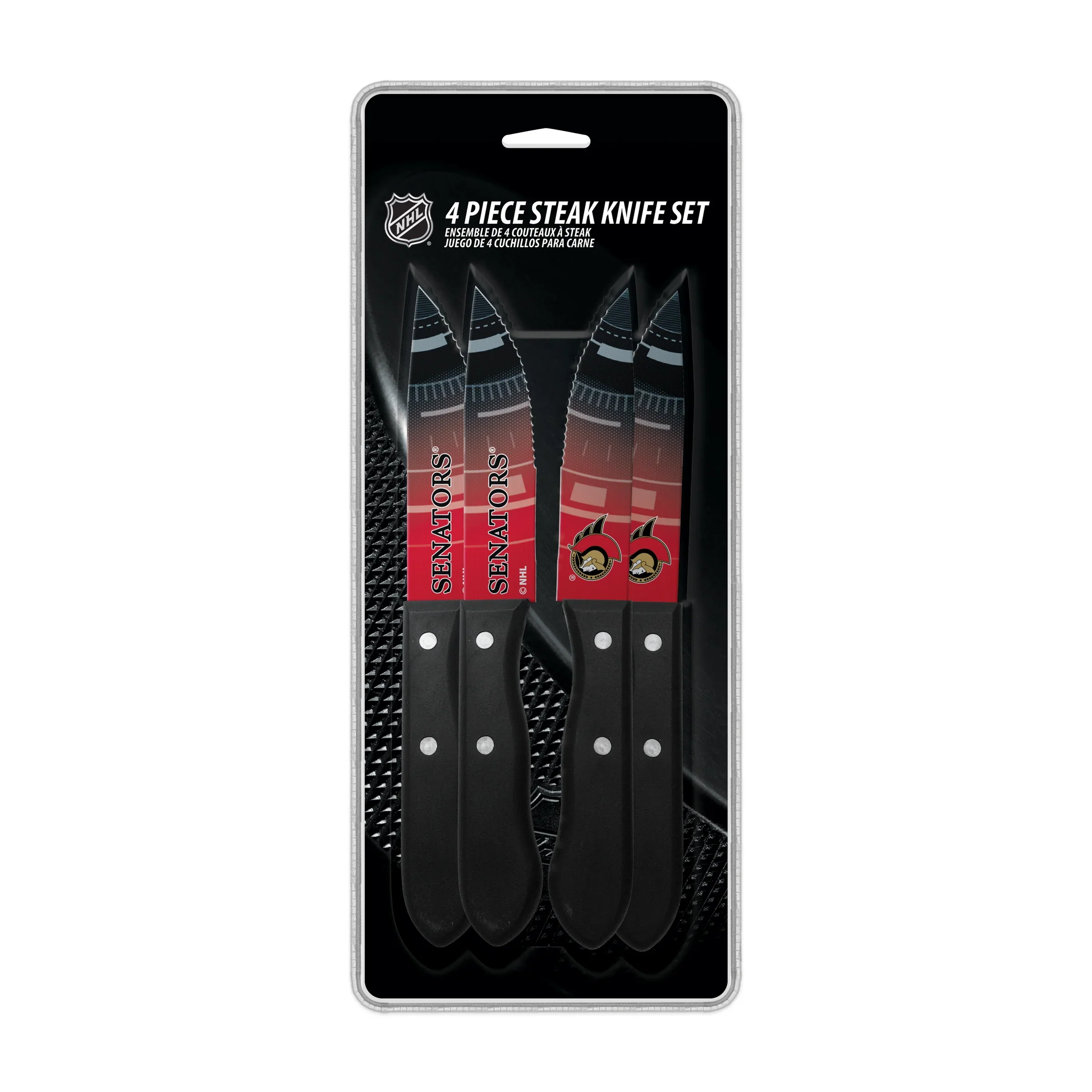 OTTAWA SENATORS 4 STEAK KNIVES COLLECTION PACK - Image 2
