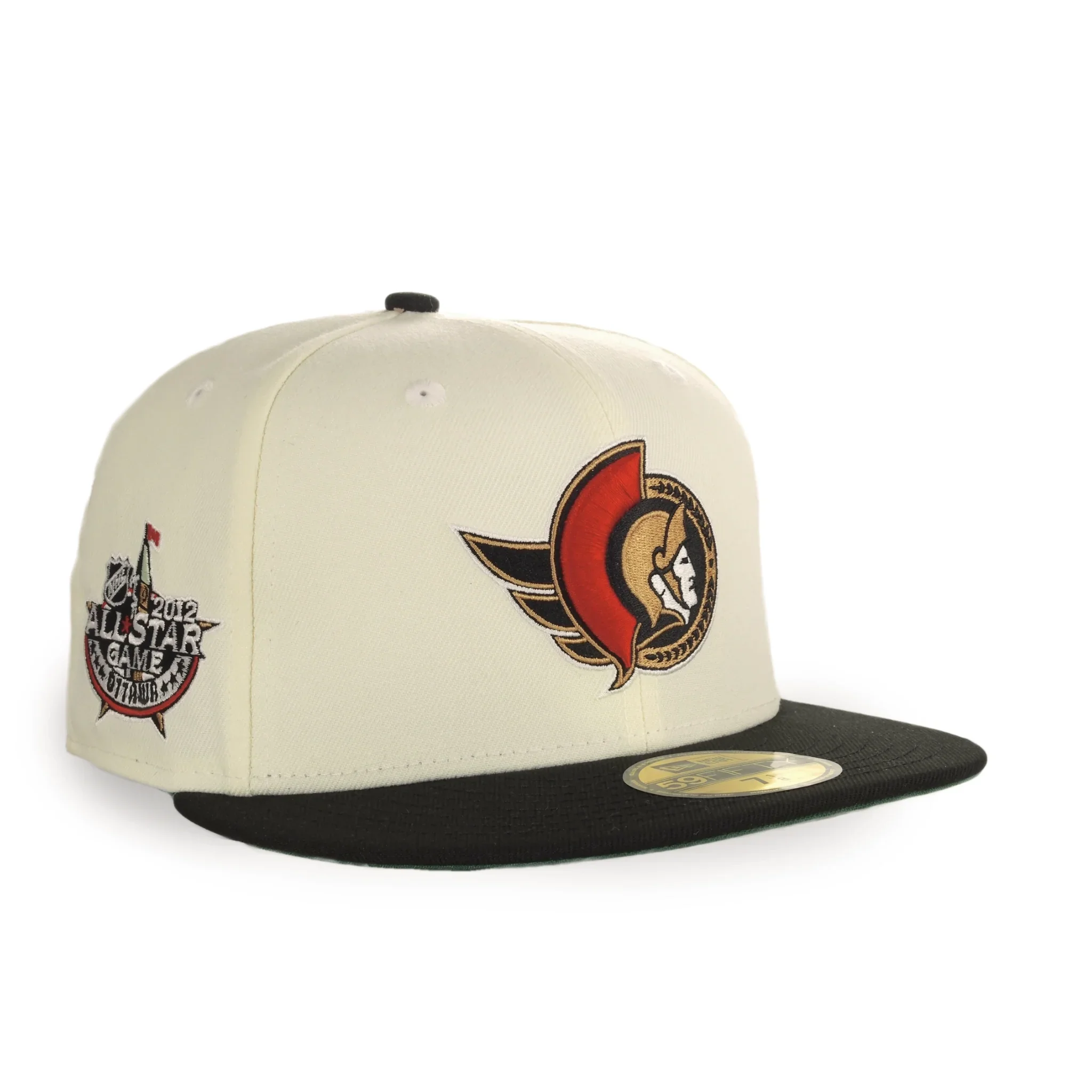 OTTAWA SENATORS 59FIFTY TAN & BLACK 2012 ALL STAR GAME FITTED CAP - Image 3