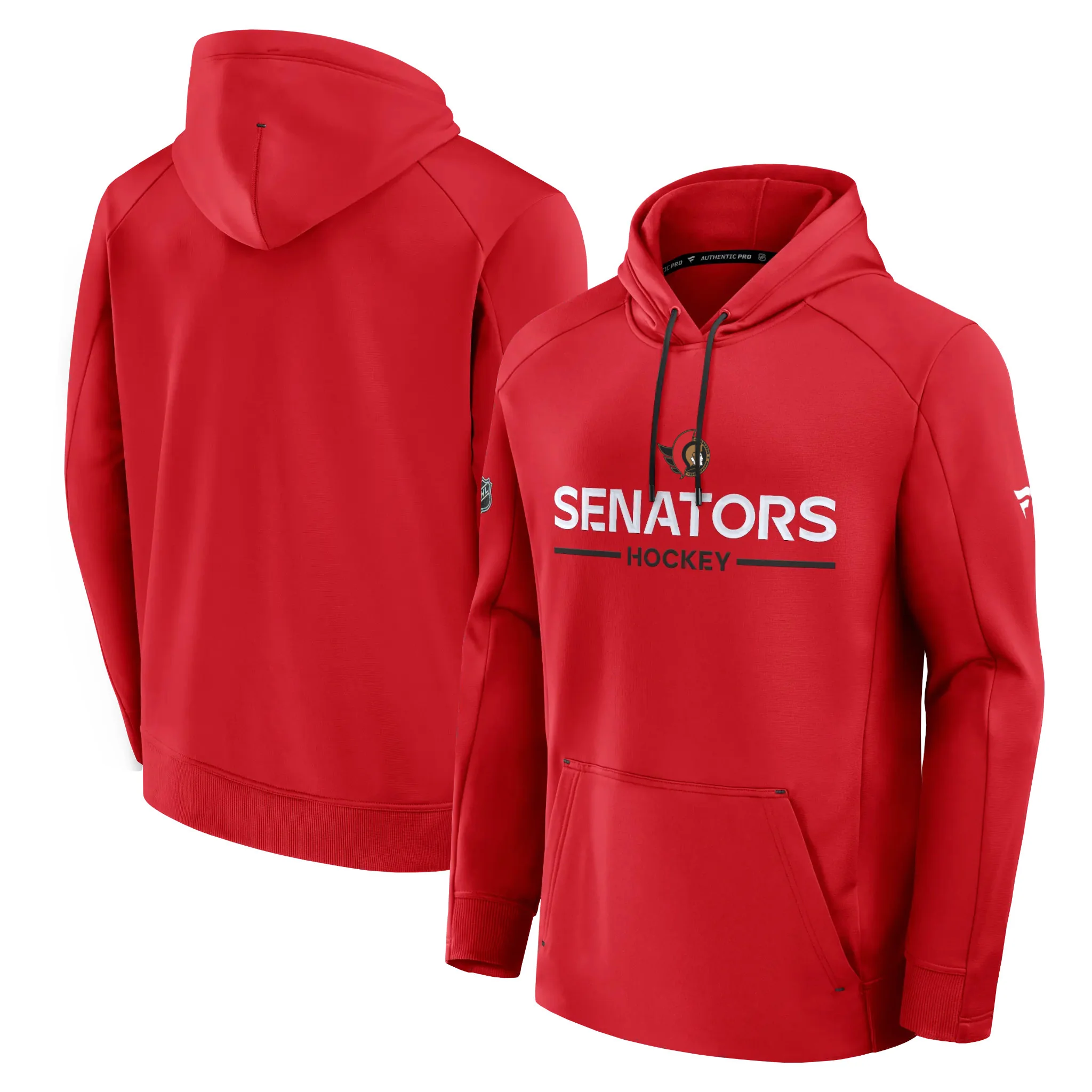 OTTAWA SENATORS AUTHENTIC PRO ALTERNATE POLY FLEECE HOODIE - Image 3