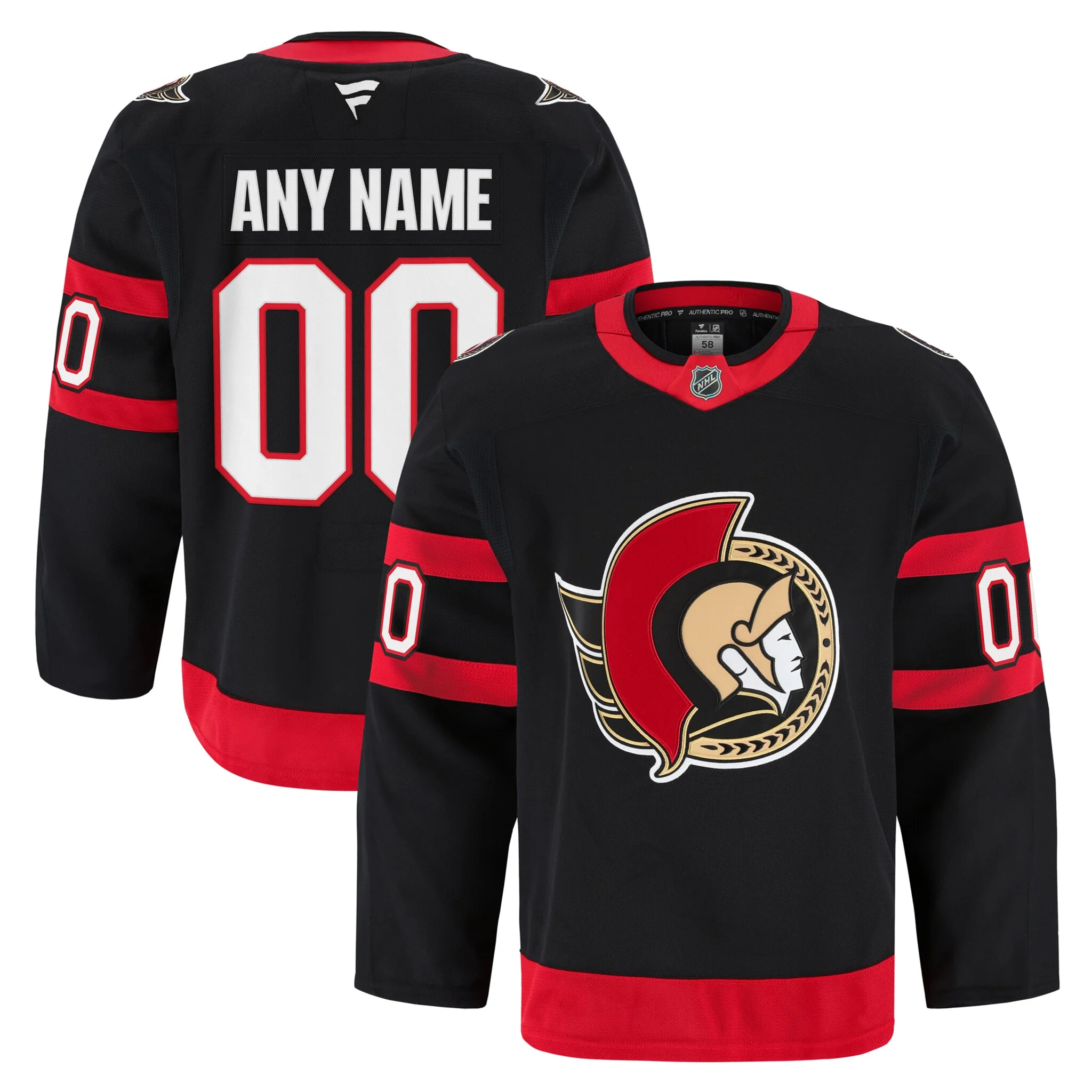 OTTAWA SENATORS Authentic Pro Fanatics Home Jersey - Image 2