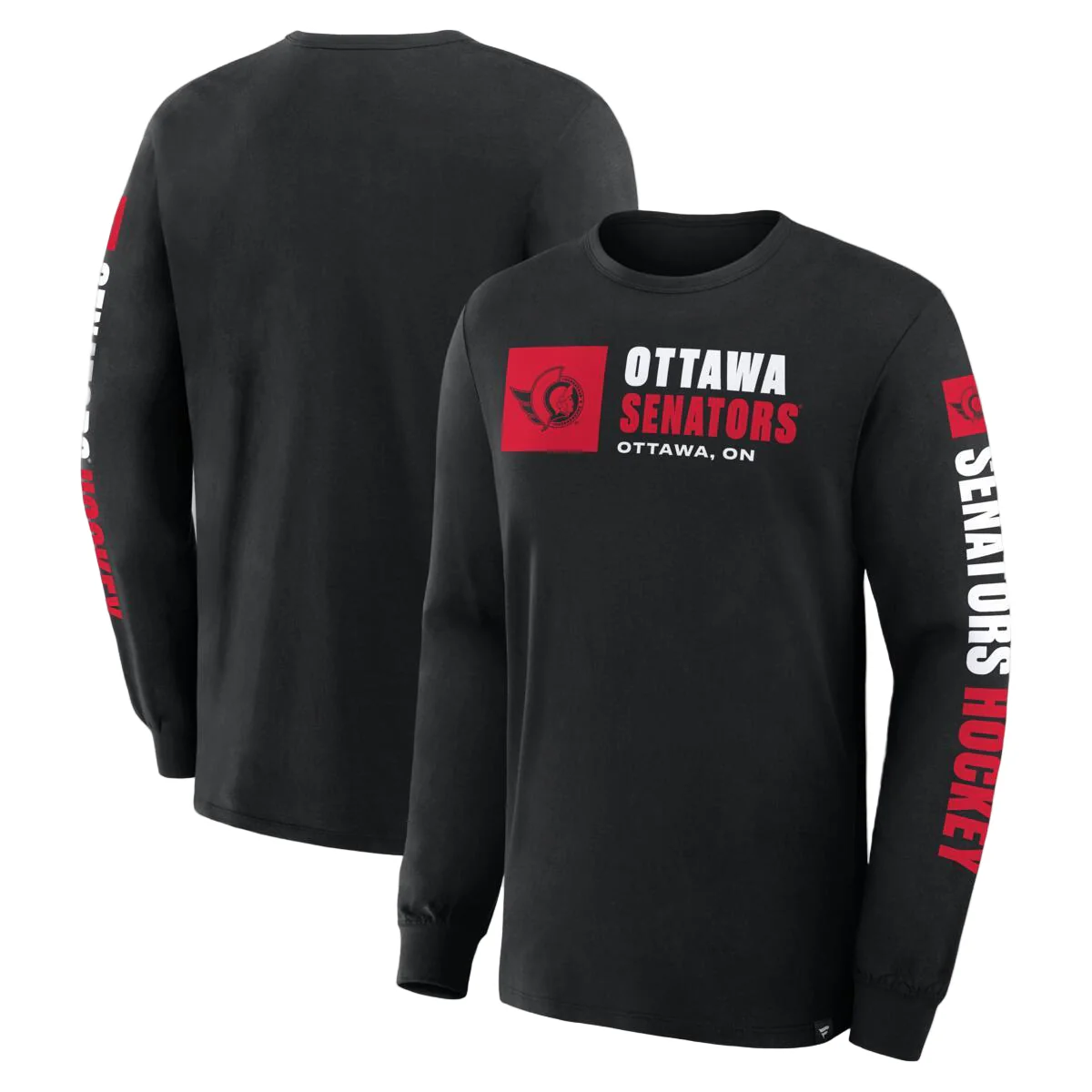 OTTAWA SENATORS FANATICS GOAL CREASE LONG SLEEVE - Image 2