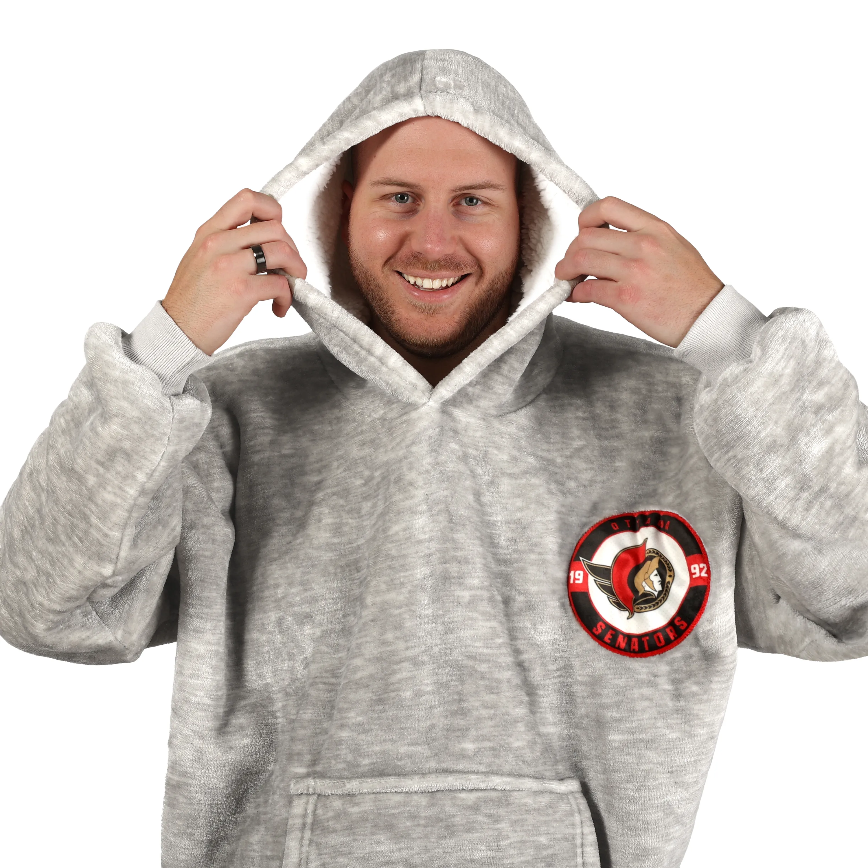 OTTAWA SENATORS GAME TIME HOODED BLANKET - Image 5