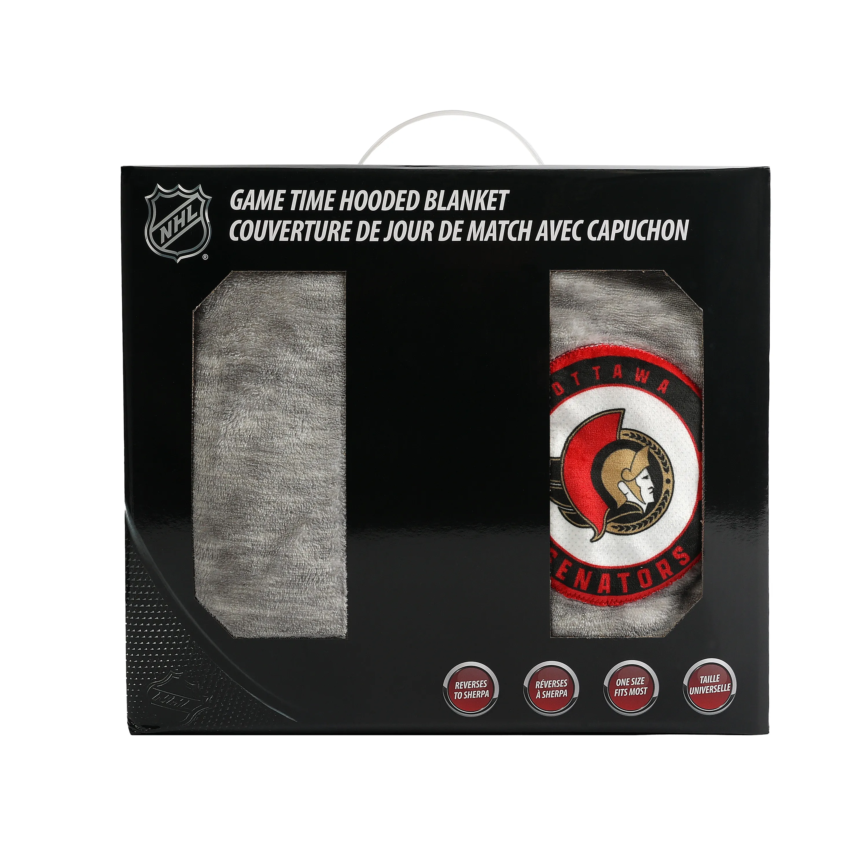 OTTAWA SENATORS GAME TIME HOODED BLANKET - Image 6