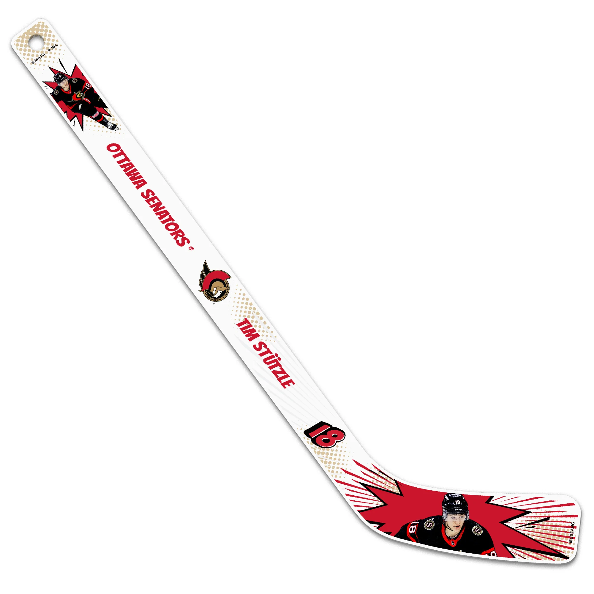 OTTAWA SENATORS KABOOM STÜTZLE PLAYER MINI STICK