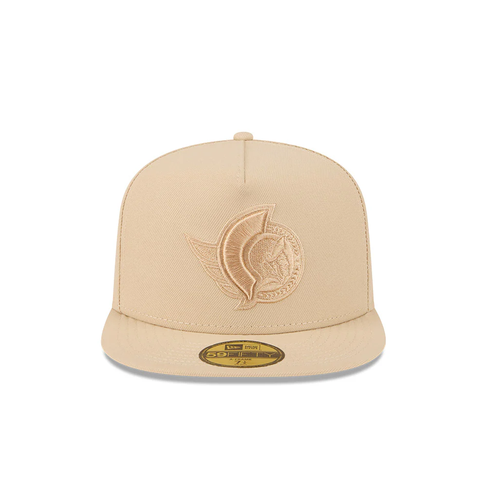 Ottawa Senators New Era Beige 59Fifty A-Frame Color Pack Fitted Hat - Image 6