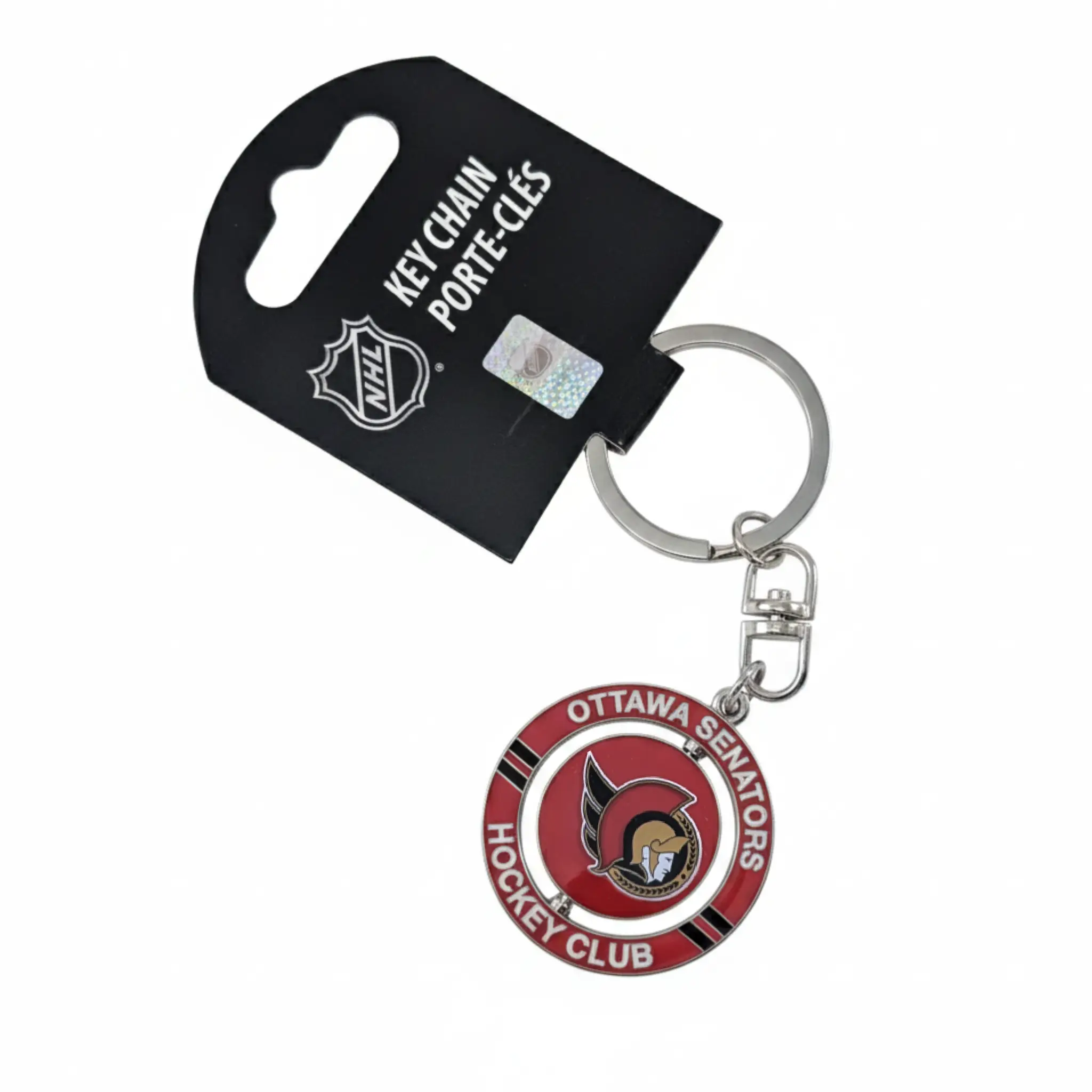 OTTAWA SENATORS SPINNER KEYCHAIN