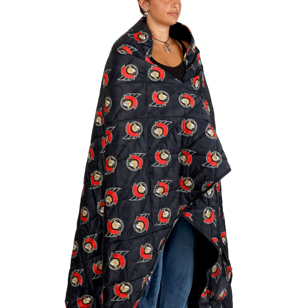 OTTAWA SENATORS WEARABLE BLANKET AND CARRY SACK - Image 5