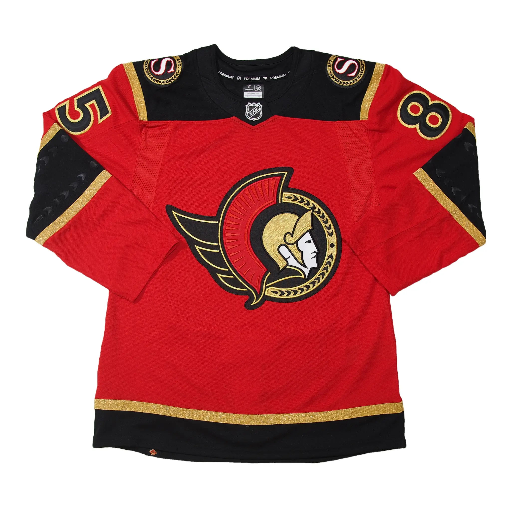 SANDERSON OTTAWA SENATORS PREMIUM FANATICS ALTERNATE JERSEY - Image 2