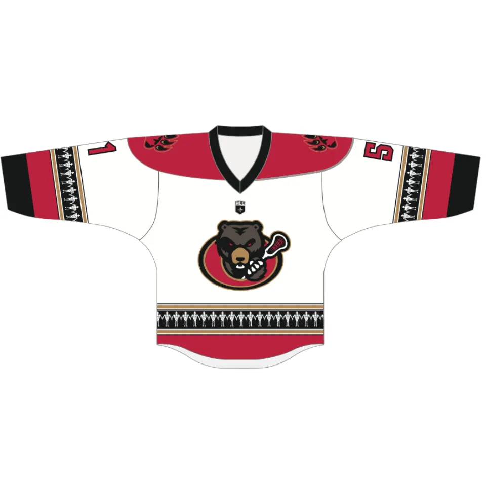 Teat Ottawa Black Bears Away Replica Jersey - Image 3