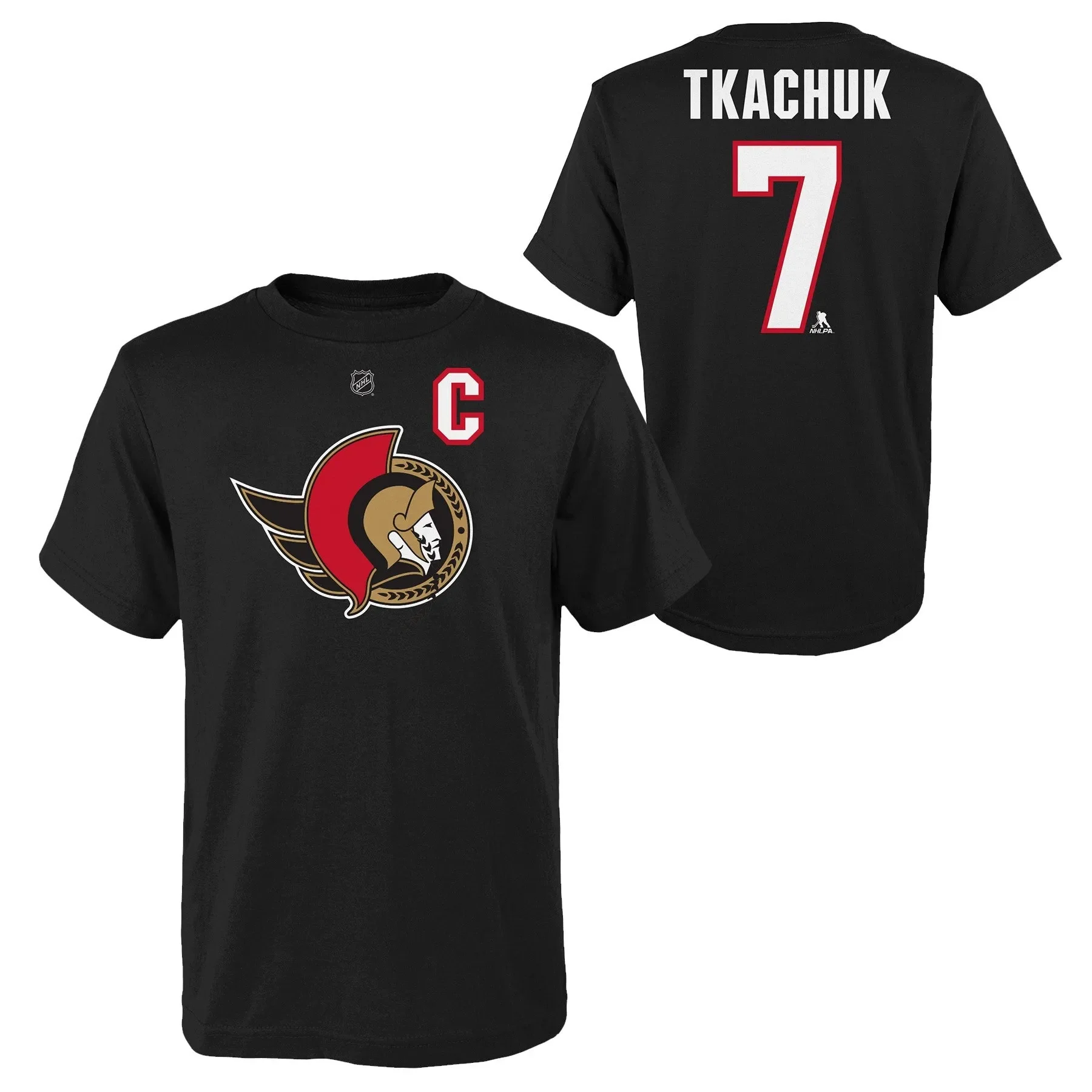 Youth Tkachuk 'C' Name and Number Tee - Image 3